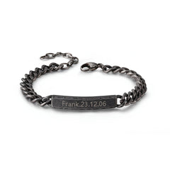 Custom Vintage ID Bracelet for Men