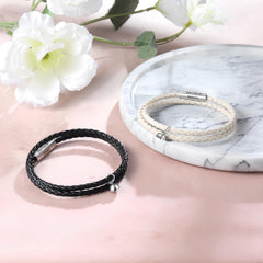 Custom Couples Magnetic Bracelets with Names