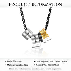Name Beads Necklace for Men