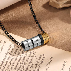 Name Beads Necklace for Men