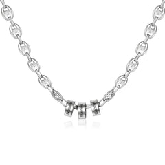 Custom Name Bead Necklace for Men