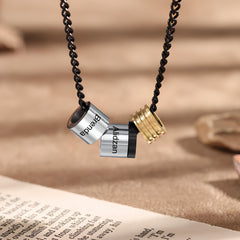 Name Beads Necklace for Men
