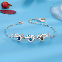 Mother’s Infinity Heart Bracelet