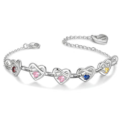 Mother’s Infinity Heart Bracelet