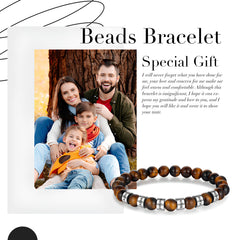 Custom Tiger Eye Bead Bracelet