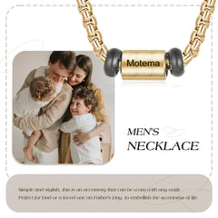 Custom Gold Dad Necklace