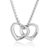 Heart Charm Necklace for Mom