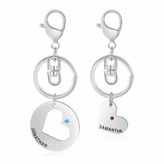 Mother Daughter Keychain