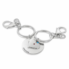 Mother Daughter Keychain