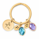 Birthstone Mother Keychain
