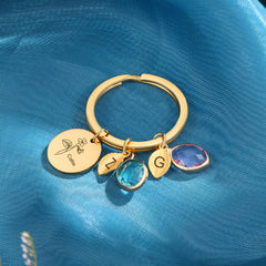 Birthstone Mother Keychain