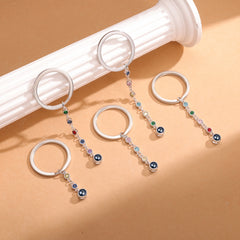 Custom Photo Projection Keychain with Birthstones