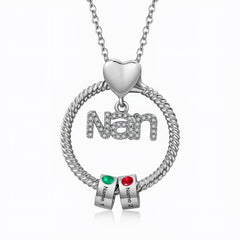 Nana Necklace With Birthstones