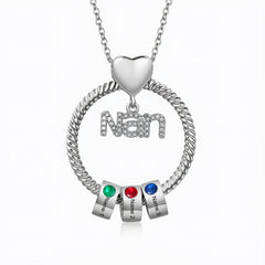 Nana Necklace With Birthstones