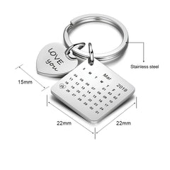 Calendar Keychain