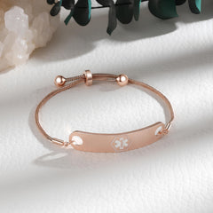 Rose Gold Medical Bracelet