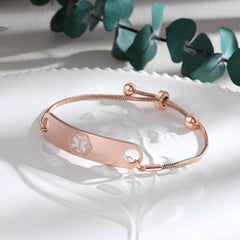 Rose Gold Medical Bracelet