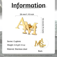 Custom Initial Cufflinks