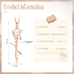 Custom Graduate Name Necklace