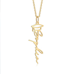 Custom Graduate Name Necklace