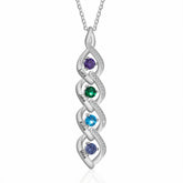 Infinity Birthstone Mother Necklace
