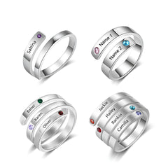 Multiple Birthstone Ring