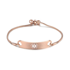 Rose Gold Medical Bracelet