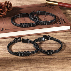 Custom Black Name Bracelet for Men