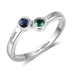 Two Birthstone Ring