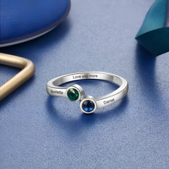 Two Birthstone Ring