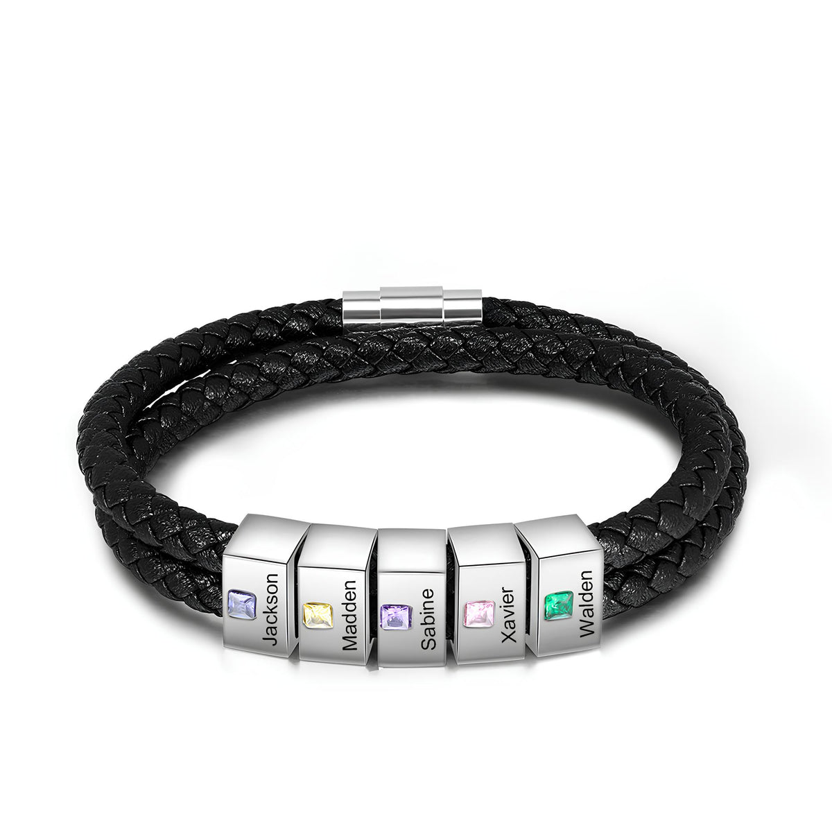 Mens Birthstone Bracelet