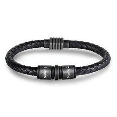 Custom Vintage Name Bracelet for Men