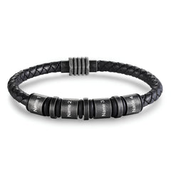 Custom Vintage Name Bracelet for Men