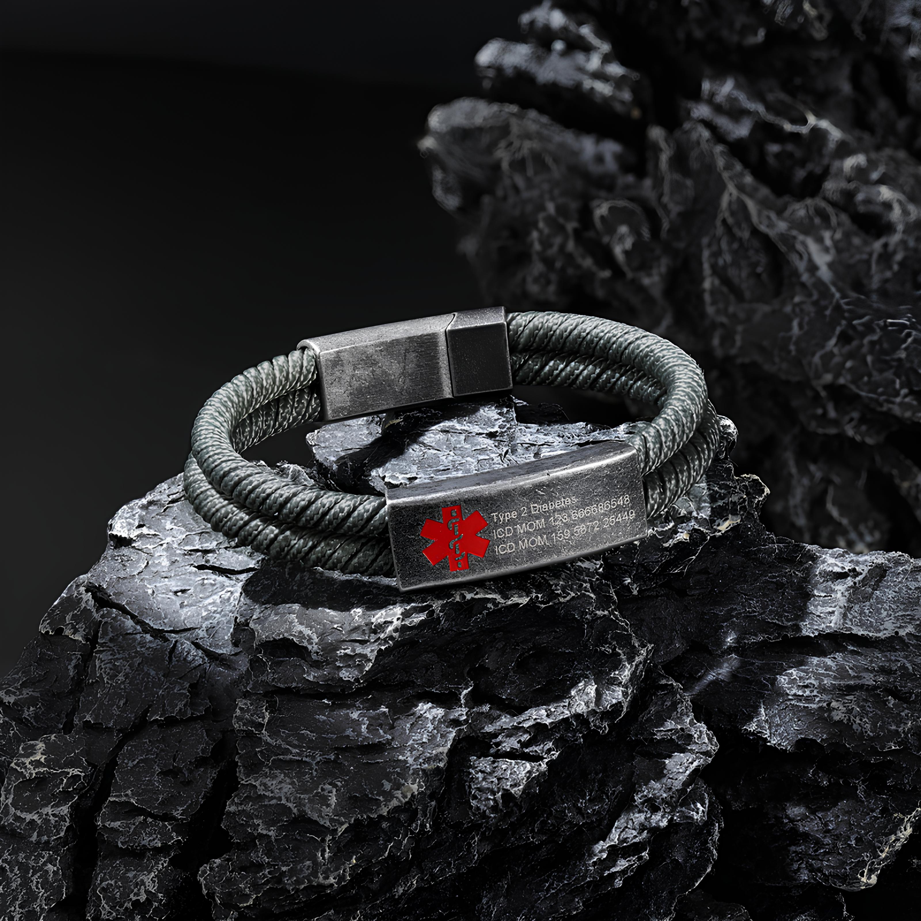 Rope Chain - Medical Alert Bracelet