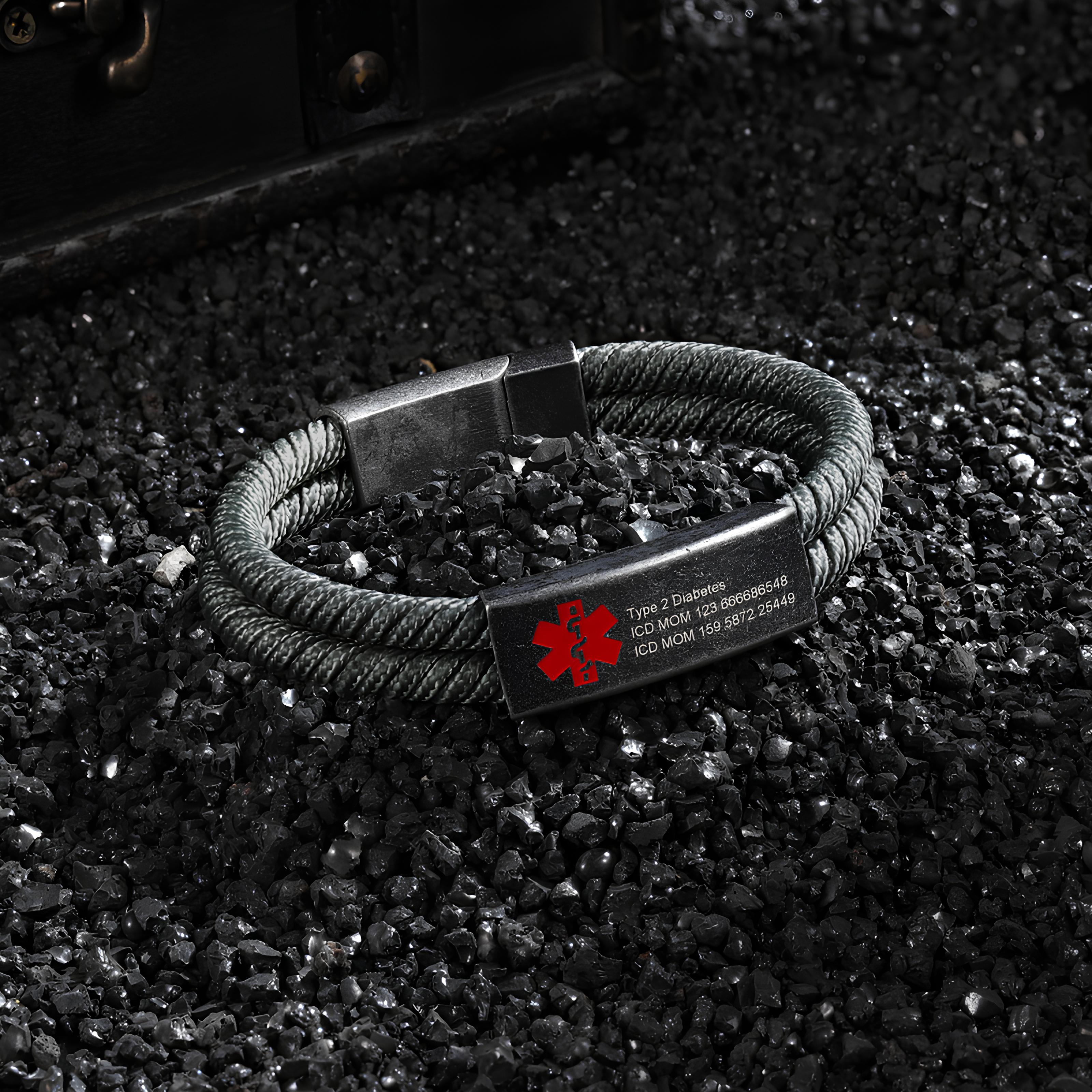 Rope Chain - Medical Alert Bracelet