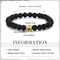 Custom Beaded Bracelet with Gold Charms