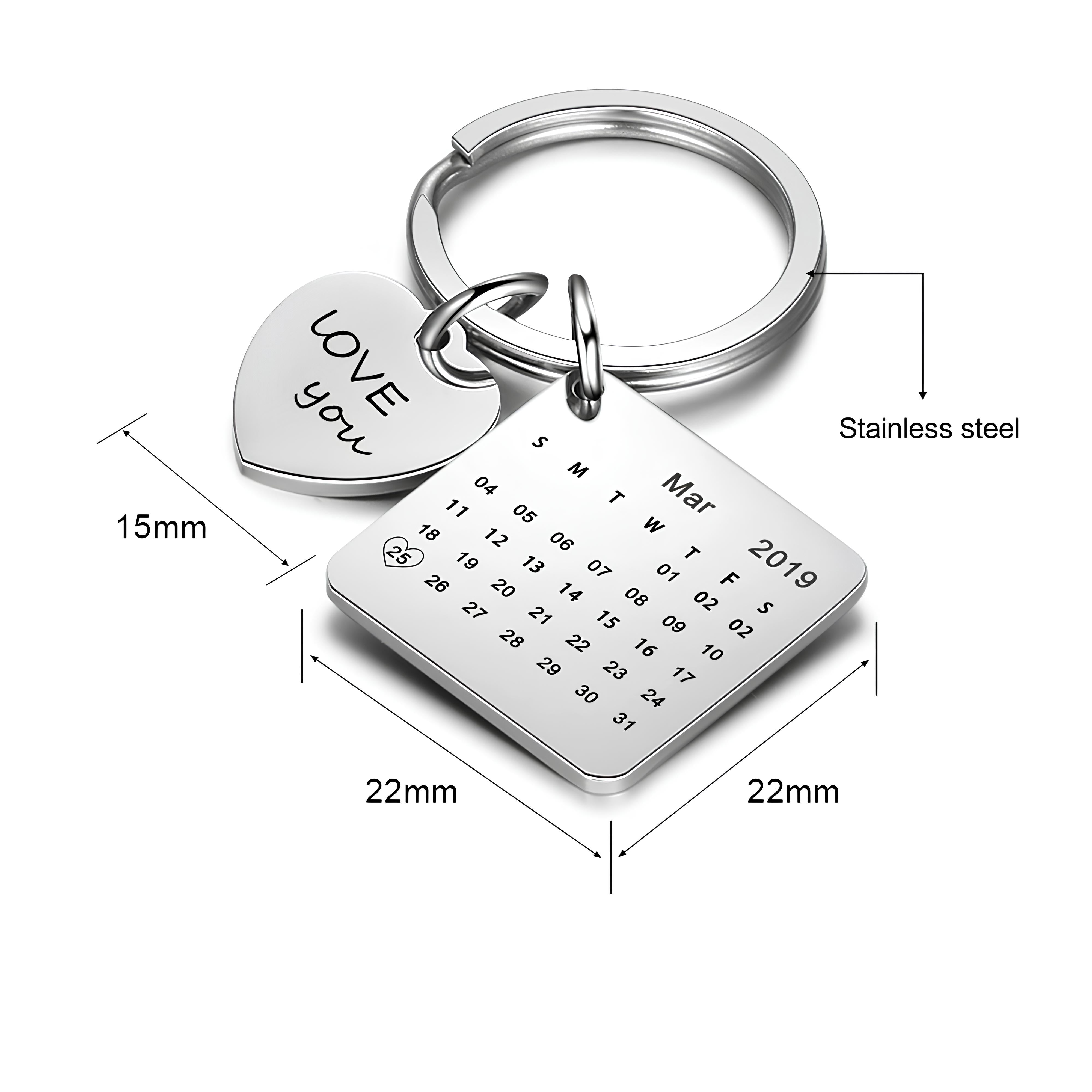Calendar Keychain