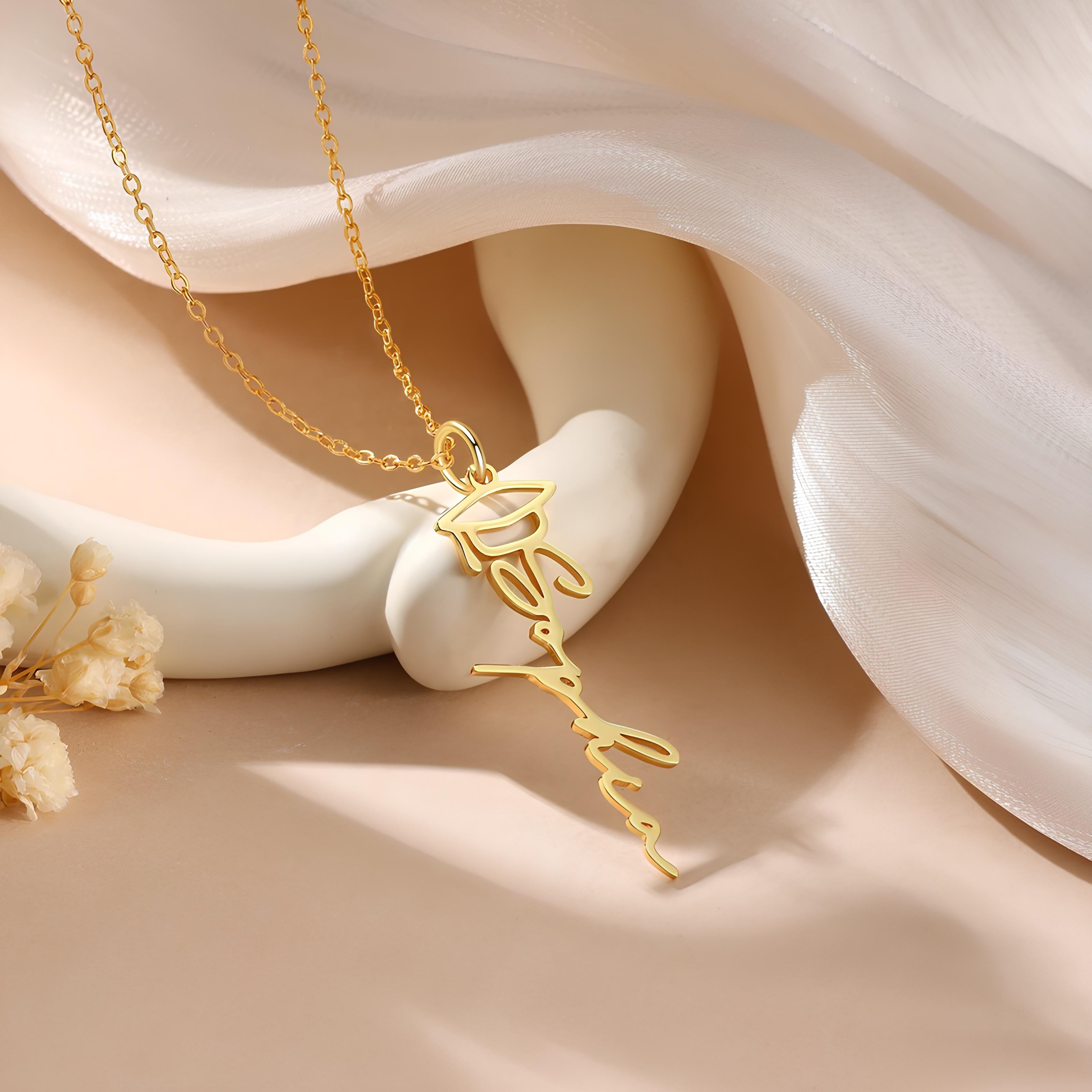 Custom Graduate Name Necklace