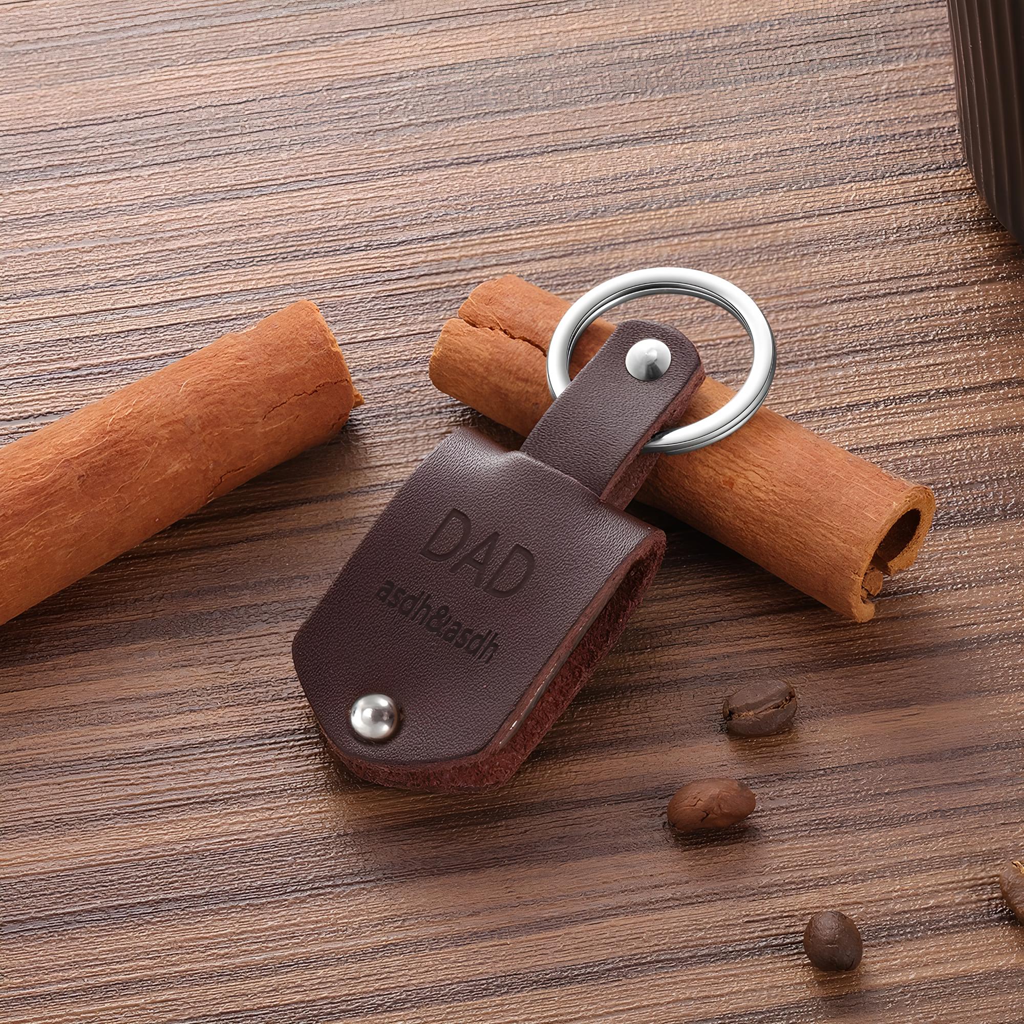 Dad Photo Keychain