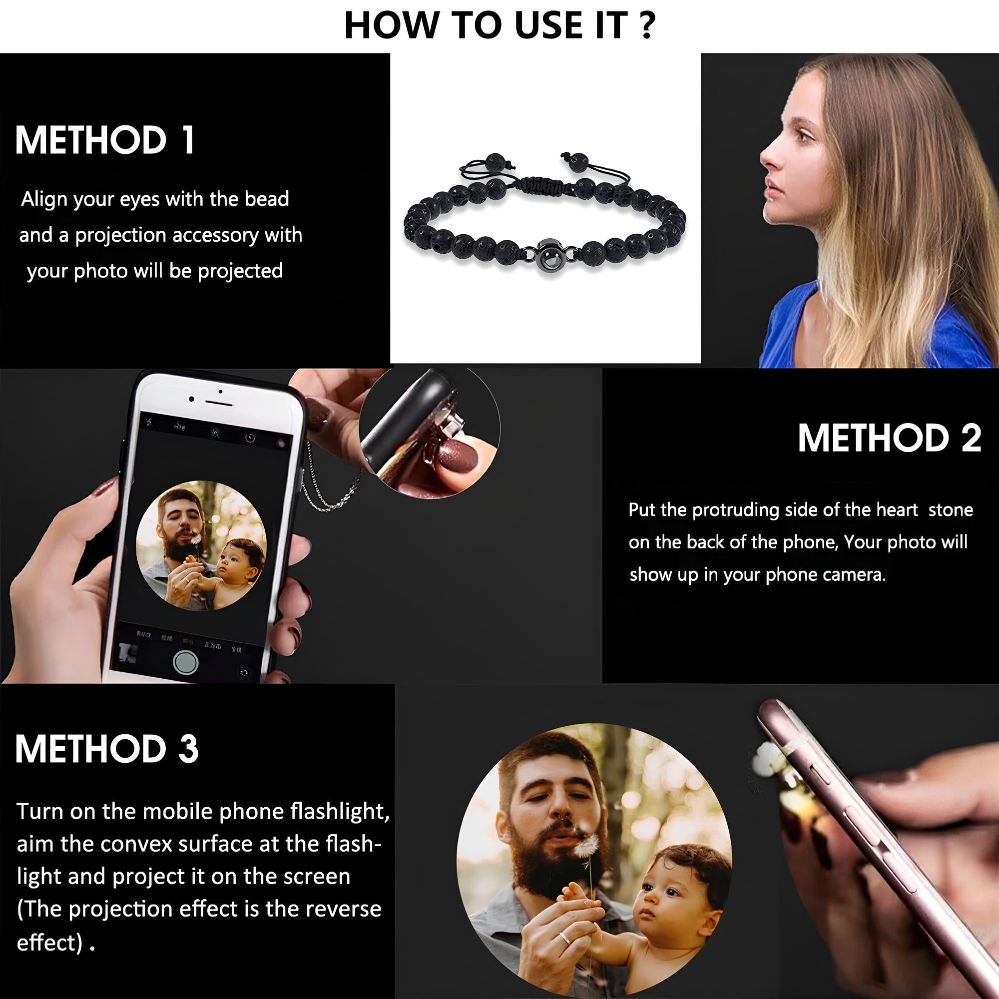 Memory Bracelet with Picture