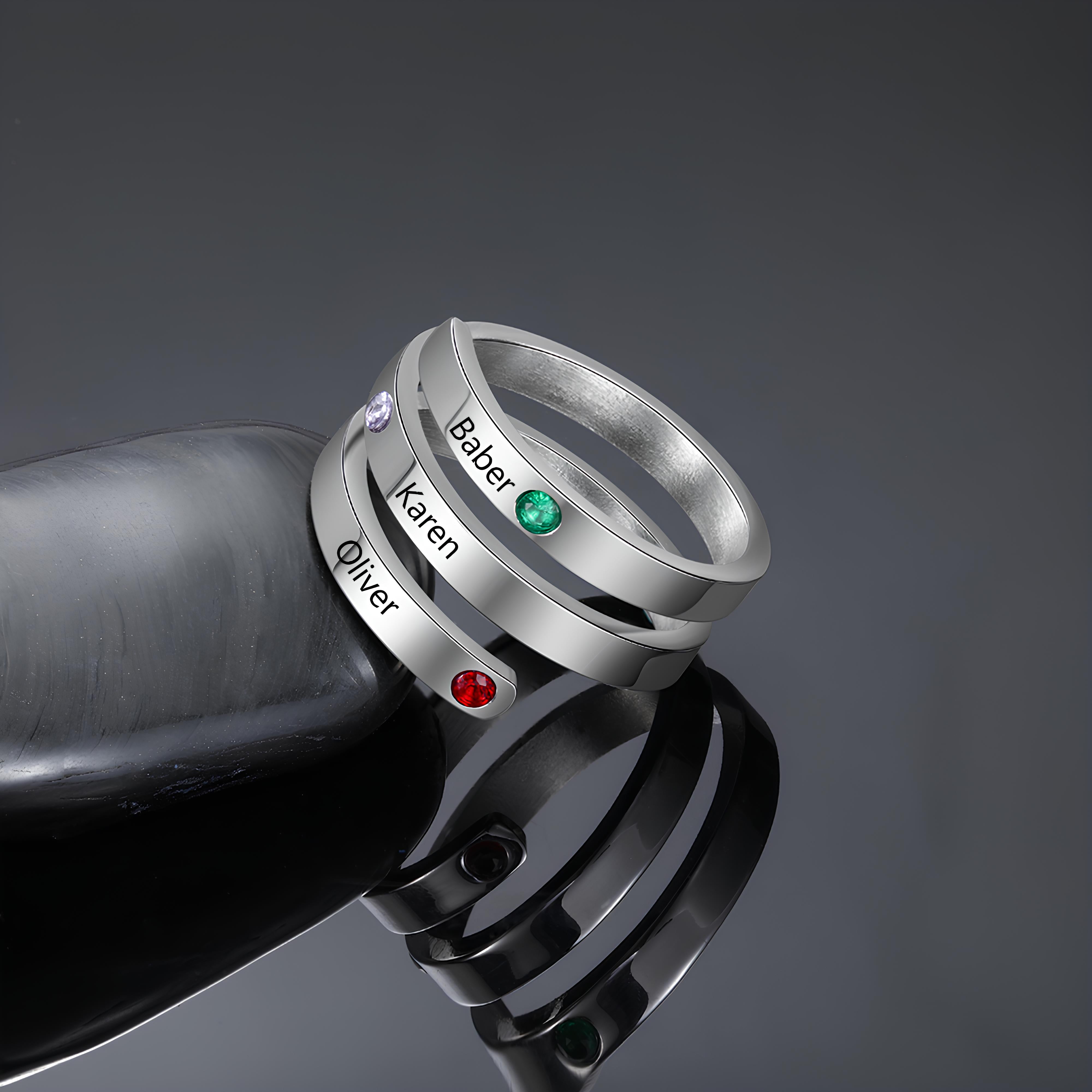 Multiple Birthstone Ring