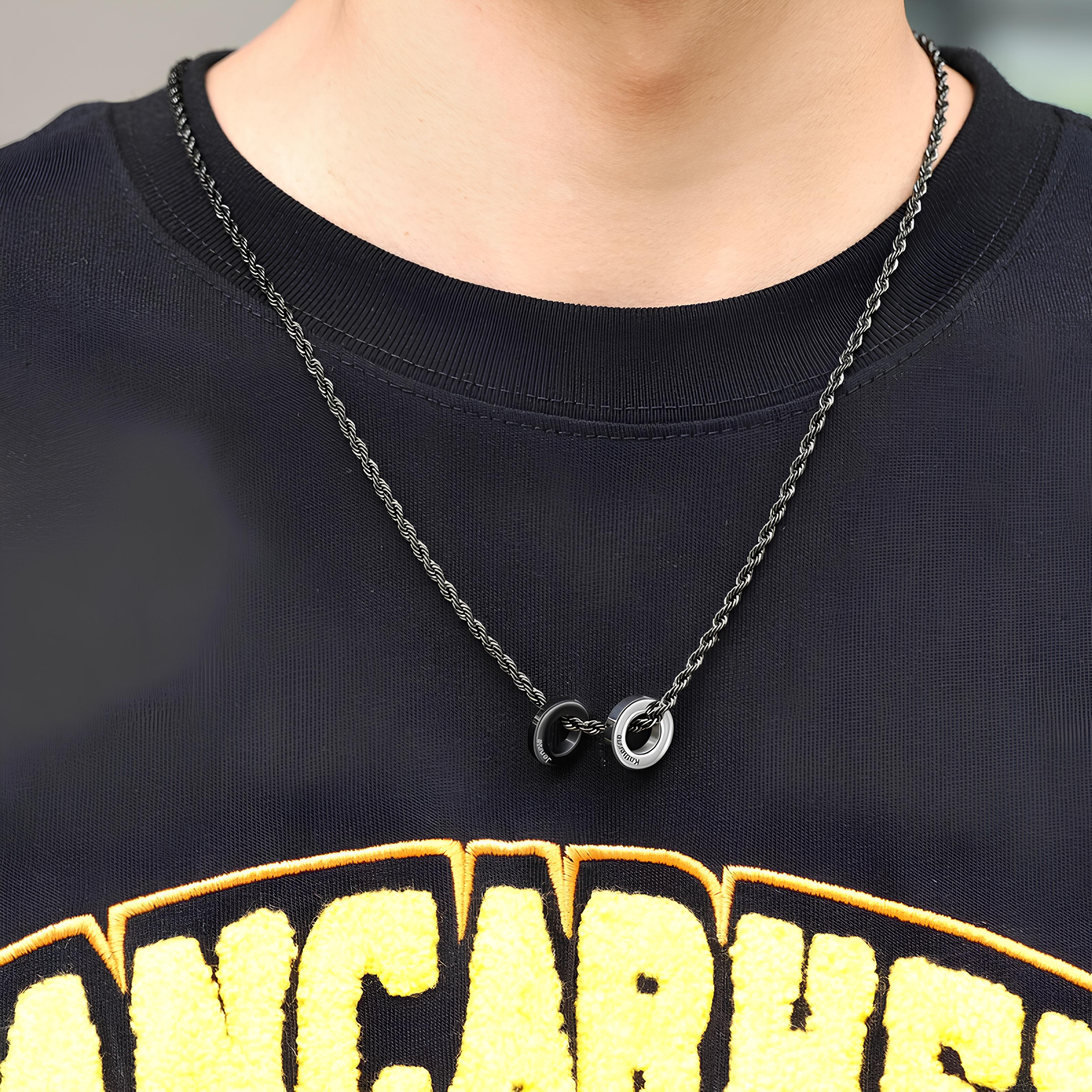 Men Custom Charm Necklace