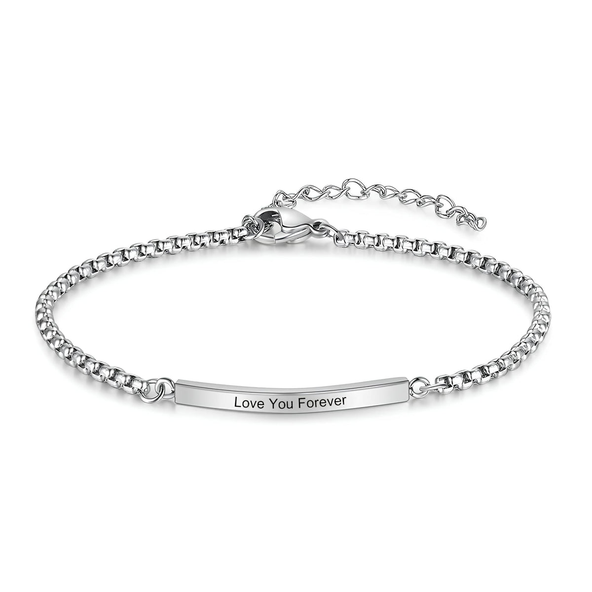 Custom Engraved Bar Bracelet