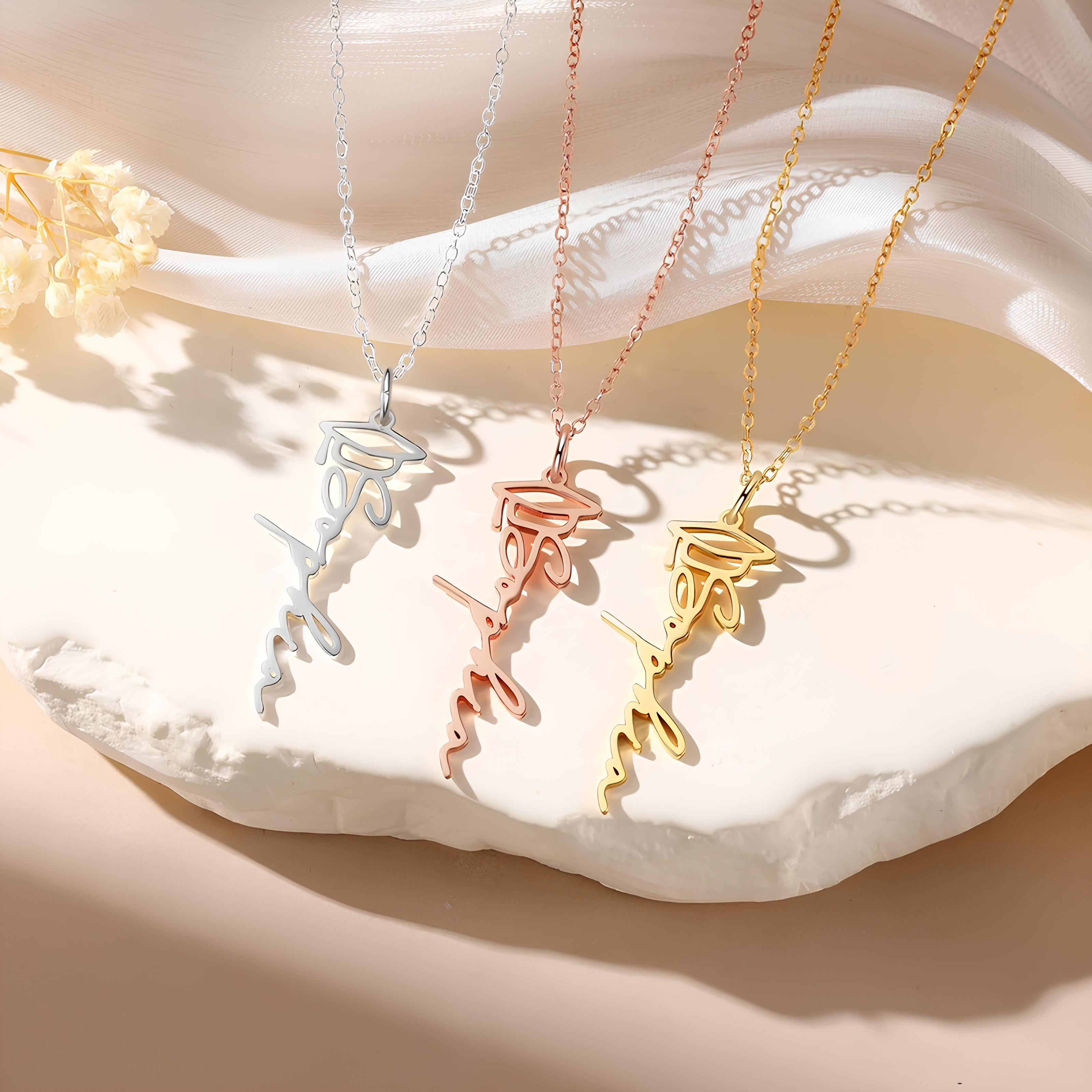 Custom Graduate Name Necklace