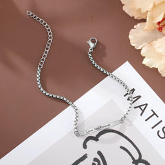 Custom Engraved Bar Bracelet