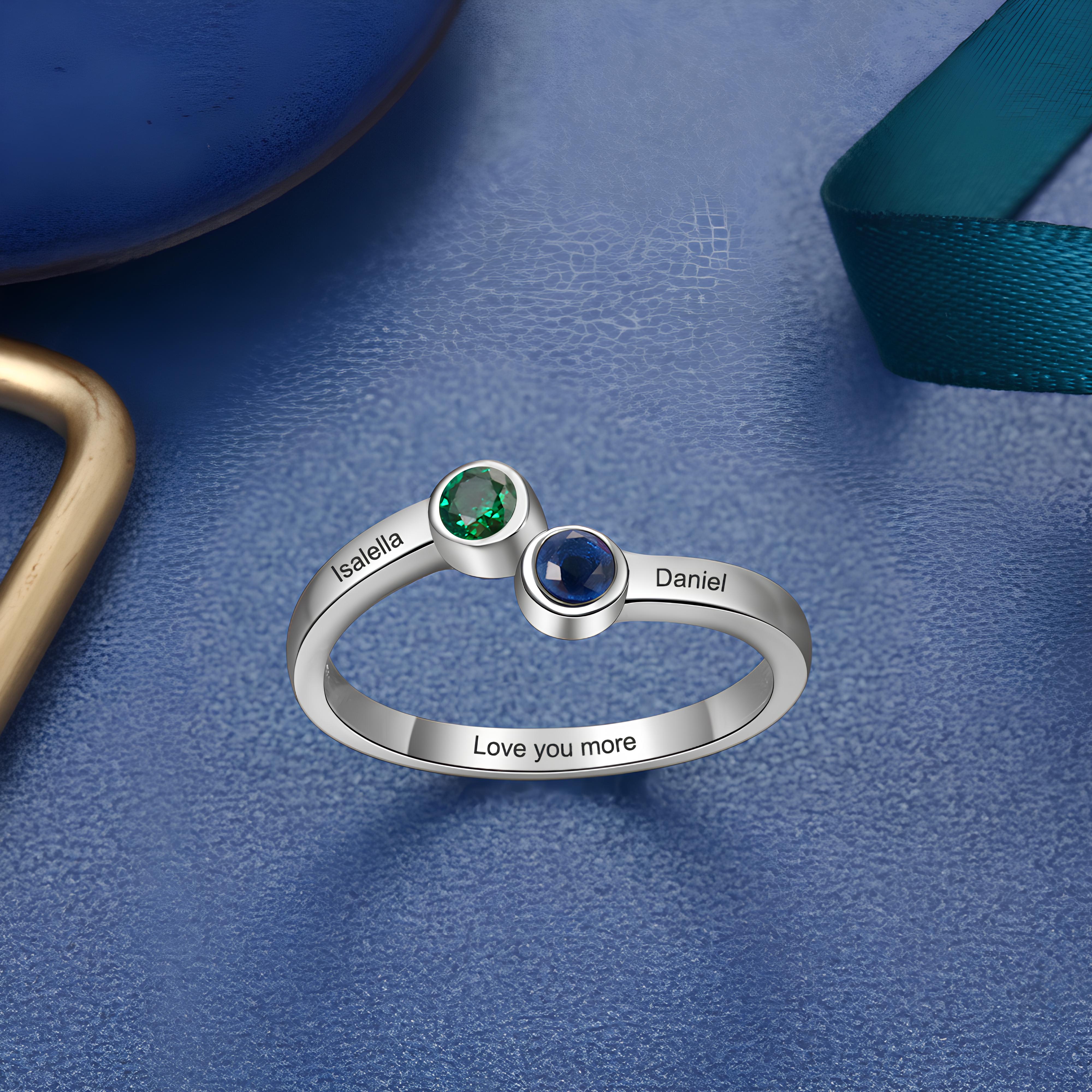 Two Birthstone Ring