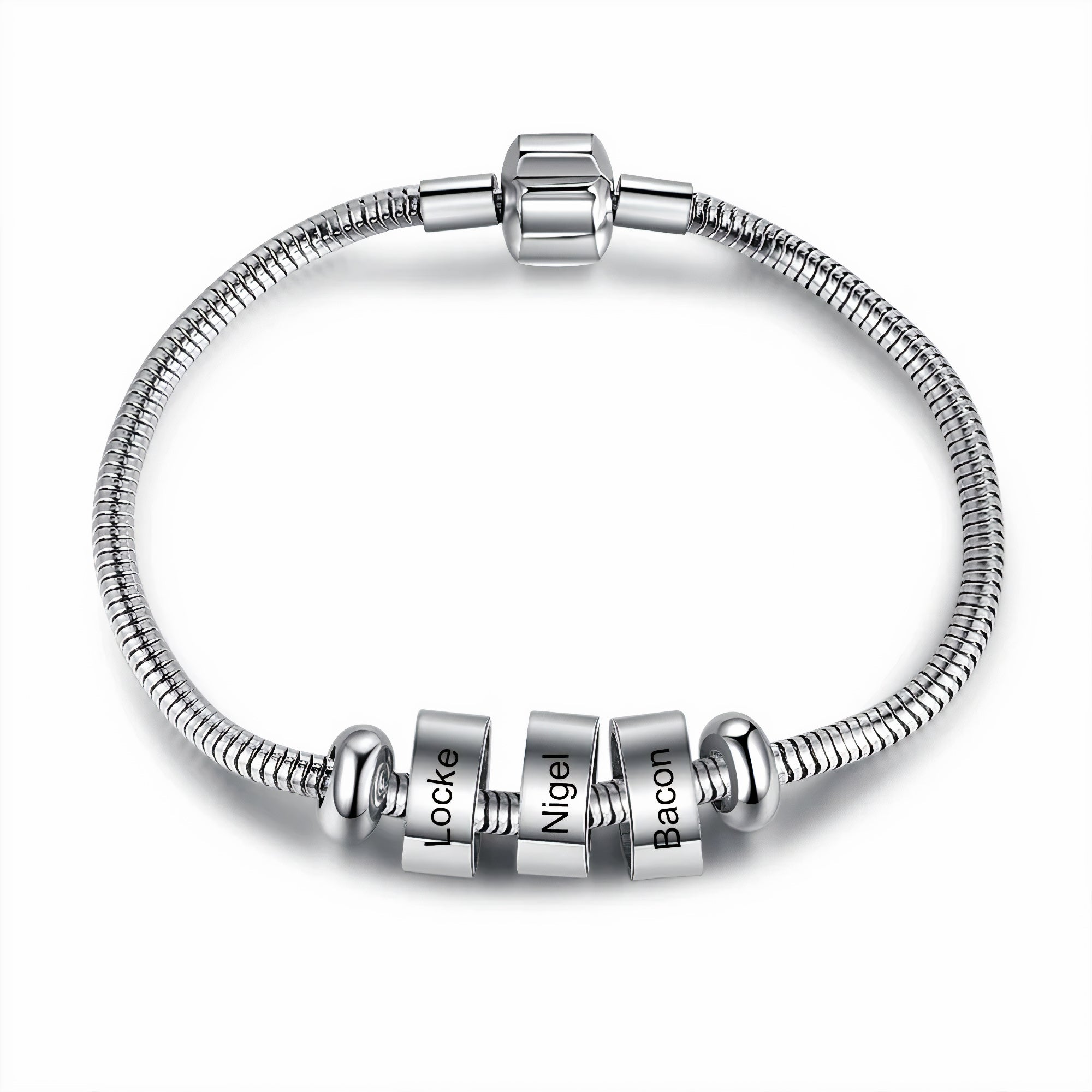 Personalized Name Bead Bracelet