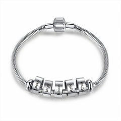 Personalized Name Bead Bracelet